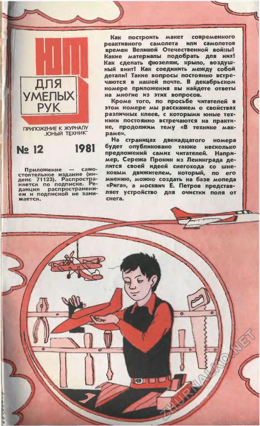 Юный техник 1981-12, страница 85