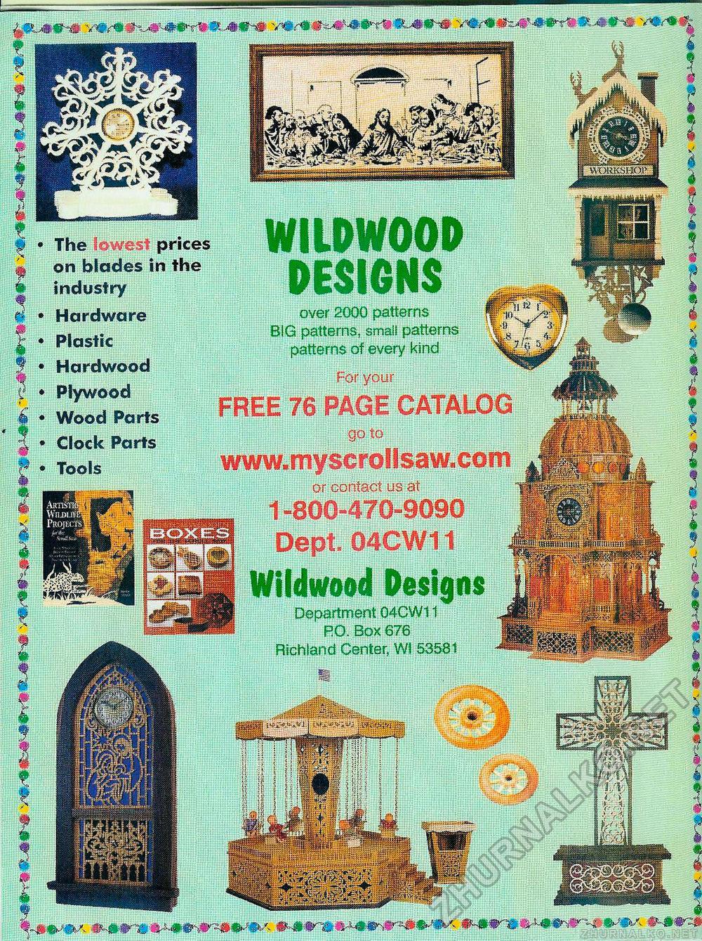Creative Woodworks & crafts 2004-11,  2