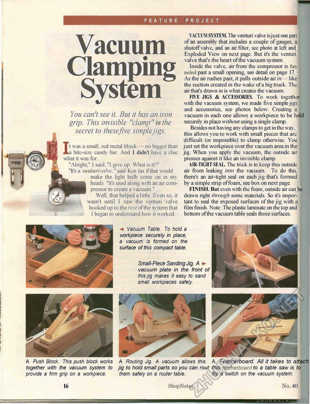 40 - Vacuum Clamping System,  16