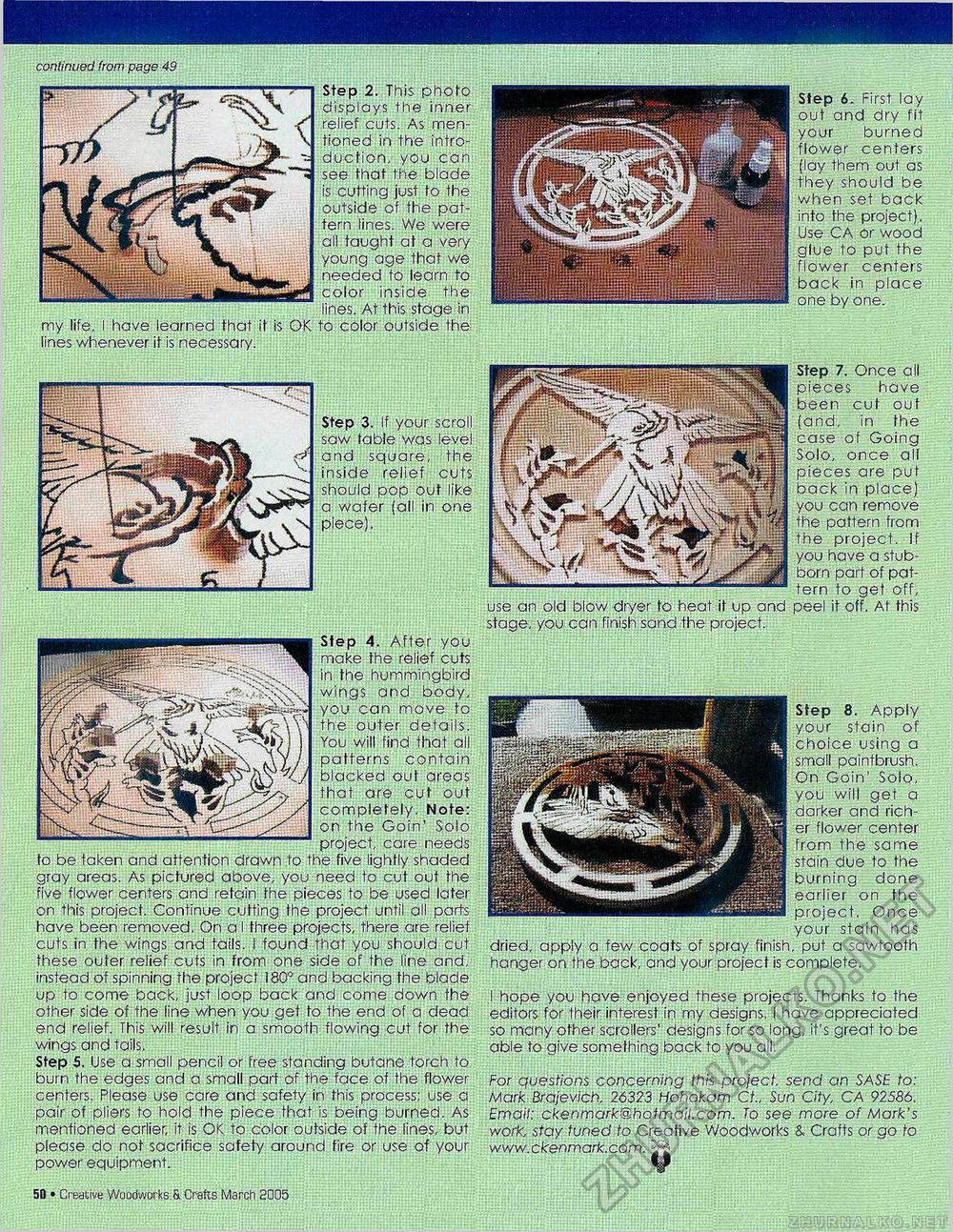 Creative Woodworks & crafts 2005-03,  50
