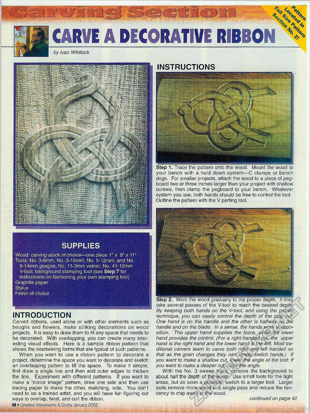 Creative Woodworks & crafts 2002-01,  40