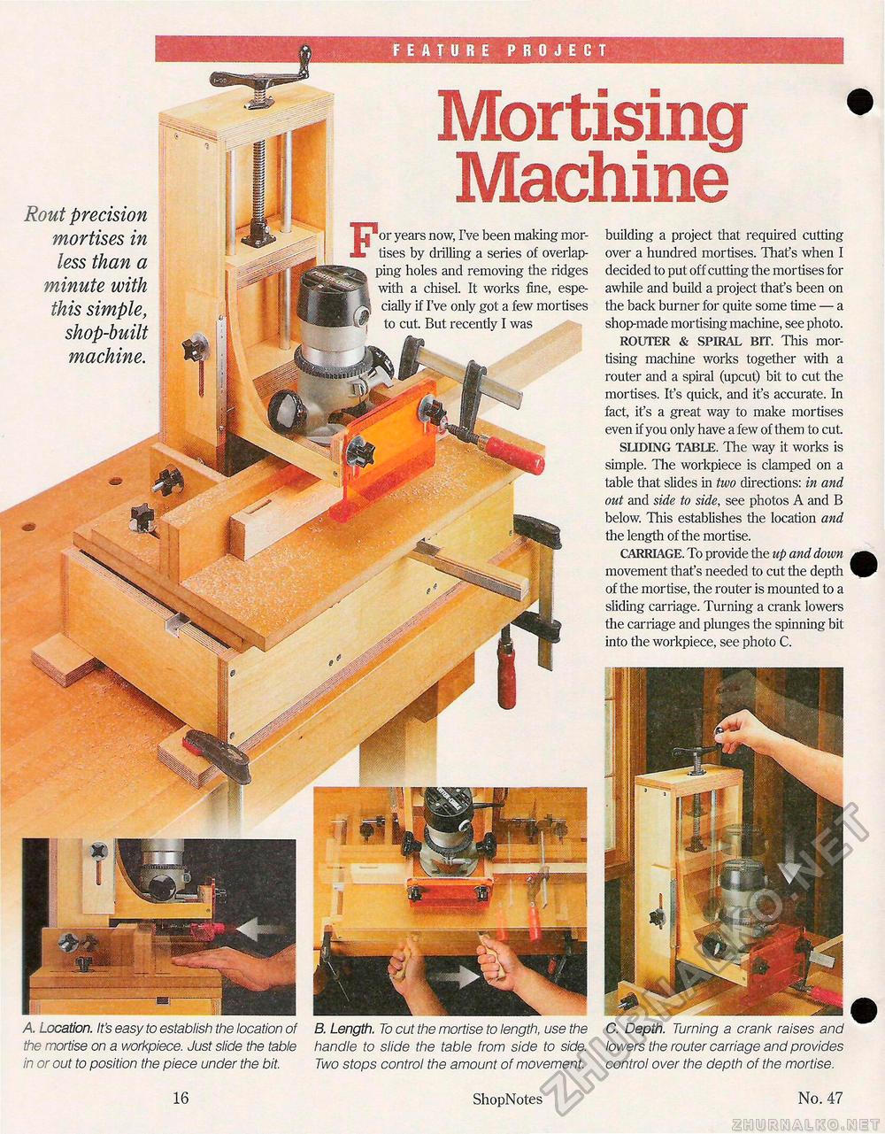 47 - Build Your Own Mortising Machine ,  16