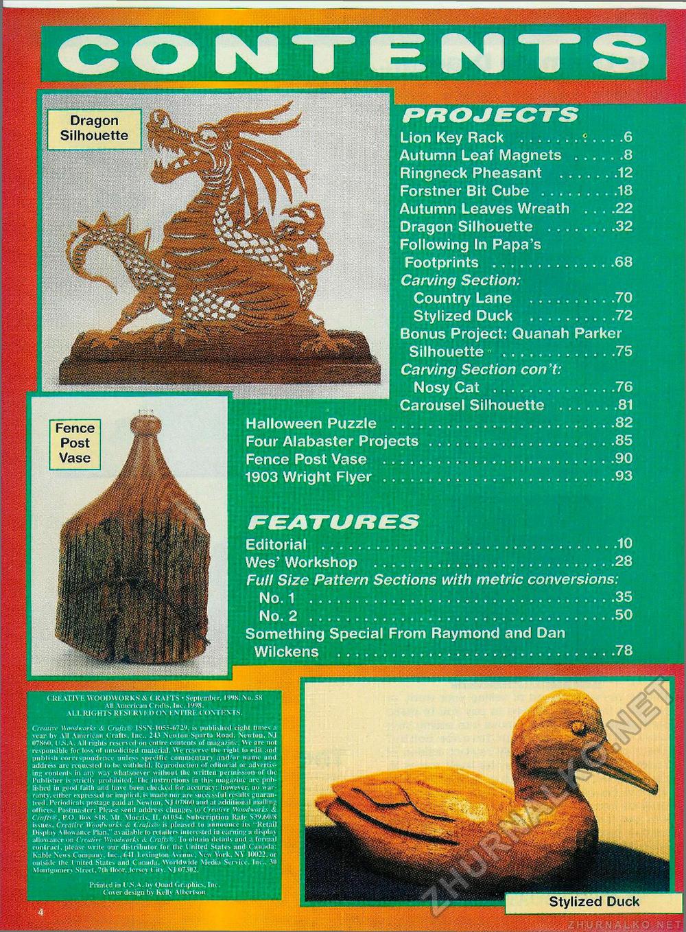 Creative Woodworks & crafts 1998-09,  4