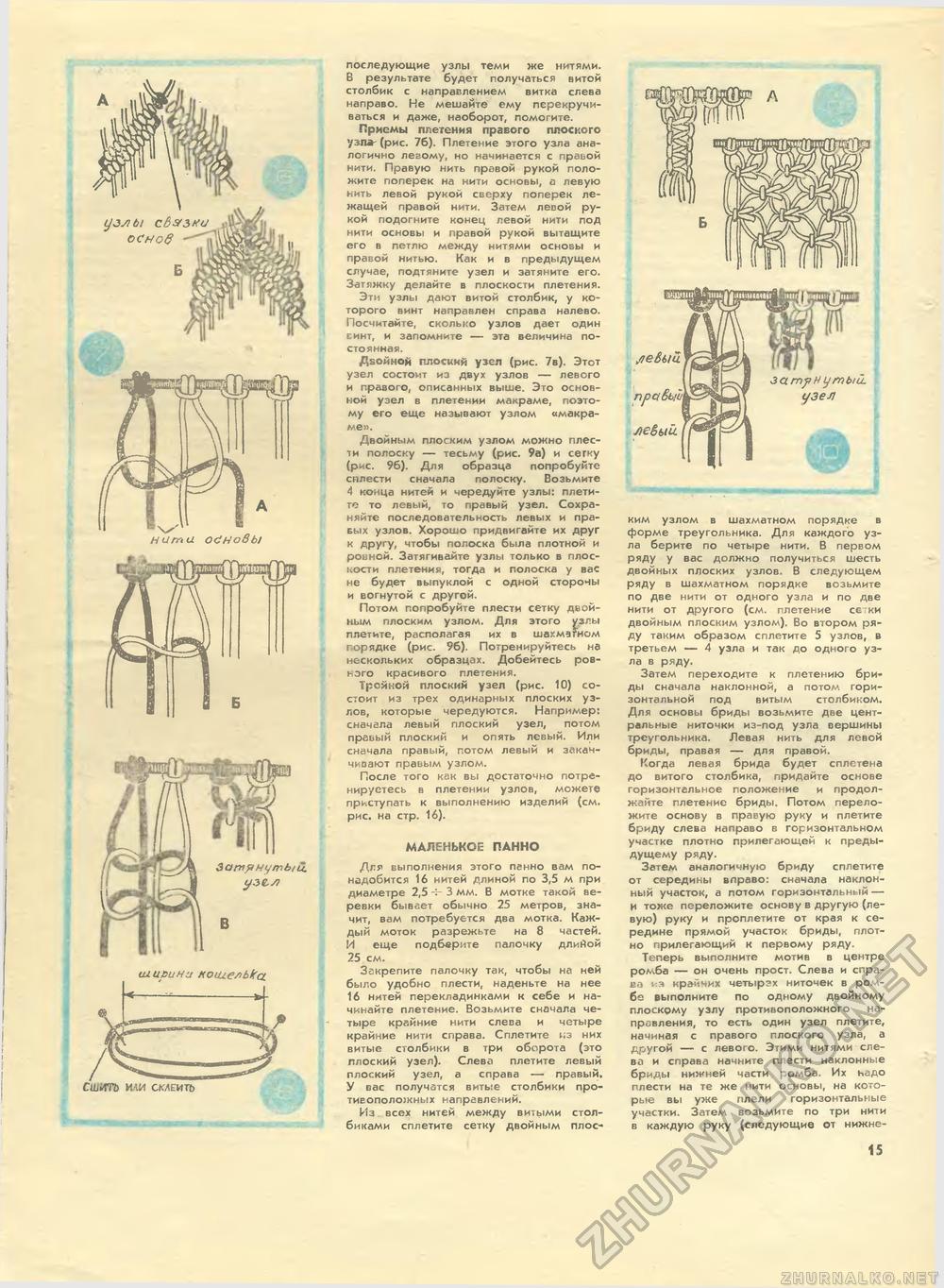 Юный техник - для умелых рук 1981-03, страница 15