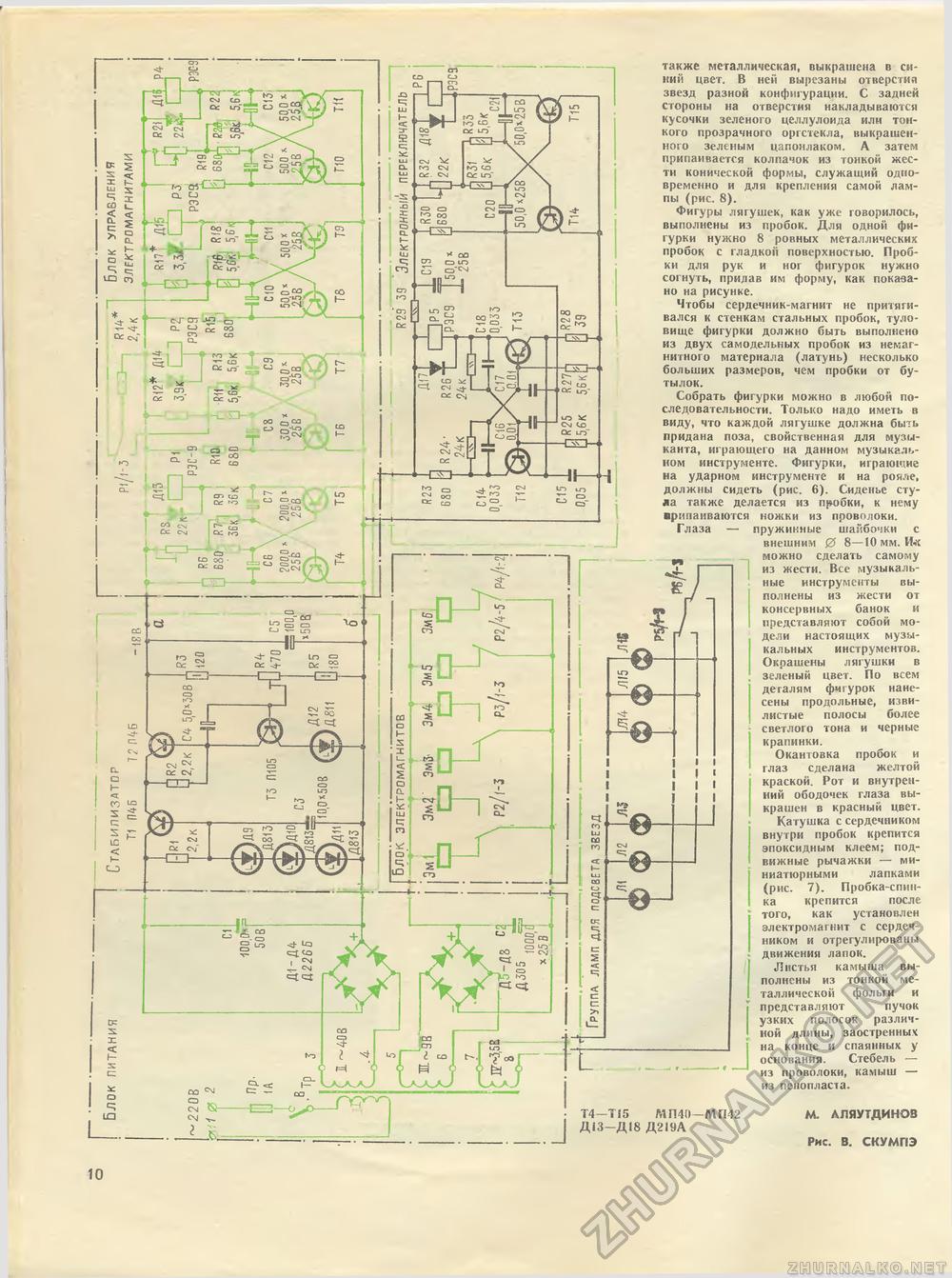 Юный техник - для умелых рук 1974-11, страница 10
