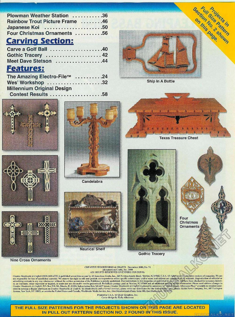 Creative Woodworks & crafts 2000-11,  5