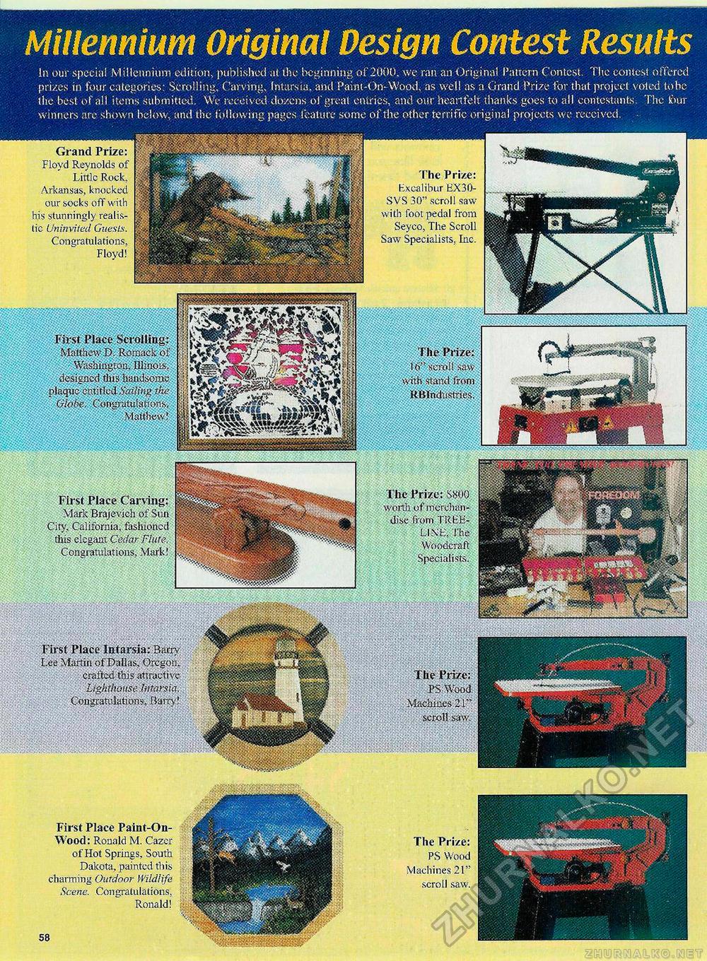 Creative Woodworks & crafts 2000-11,  58