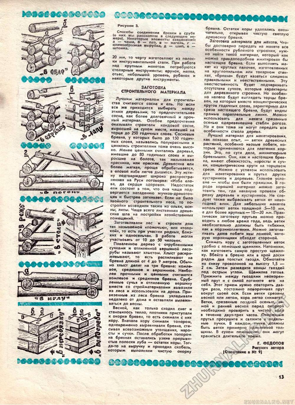 Юный техник - для умелых рук 1985-08, страница 13