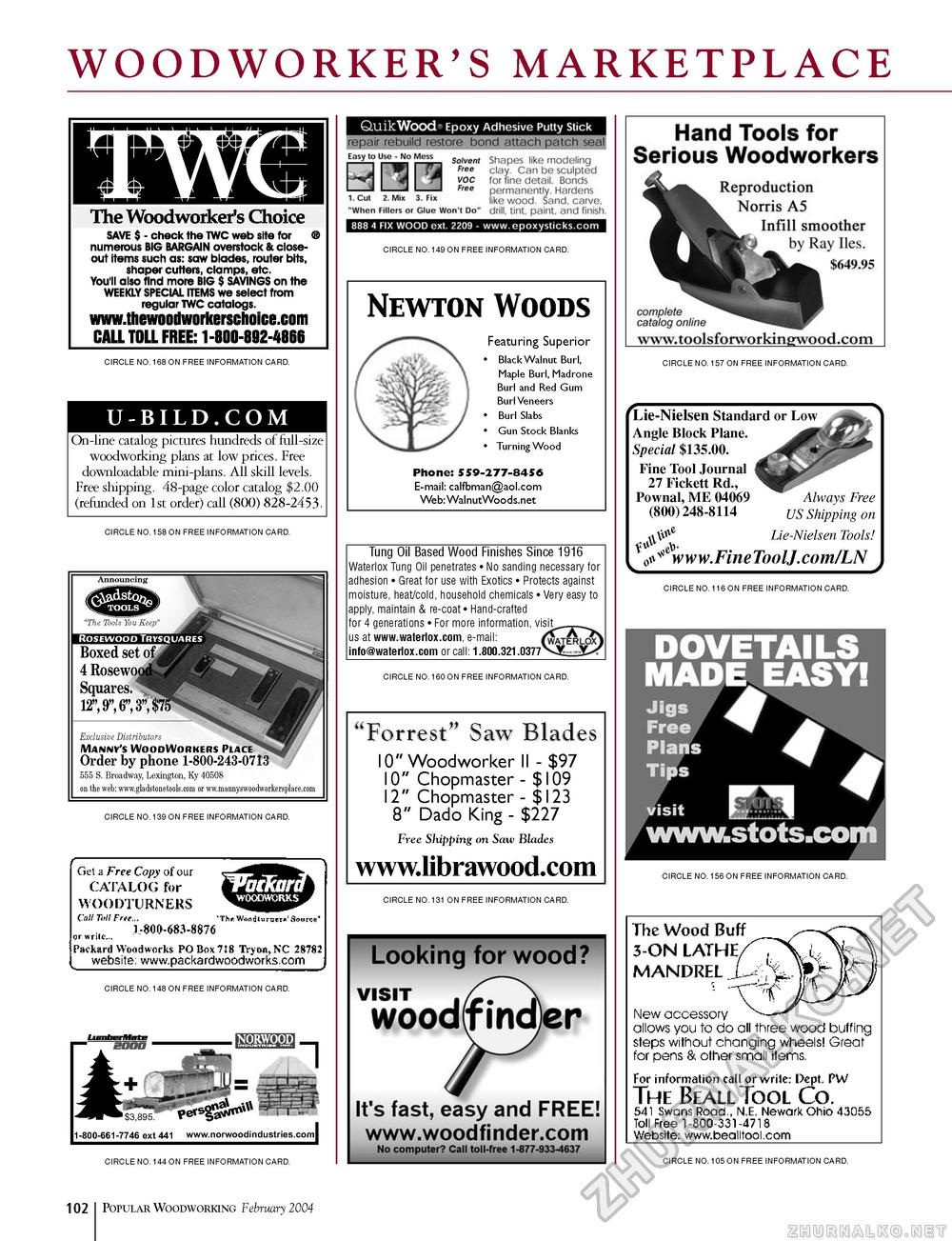 Popular Woodworking 2004-02  139,  104