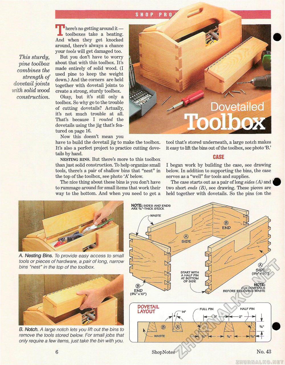 43 - Build Your Own Dovetail Jig,  6