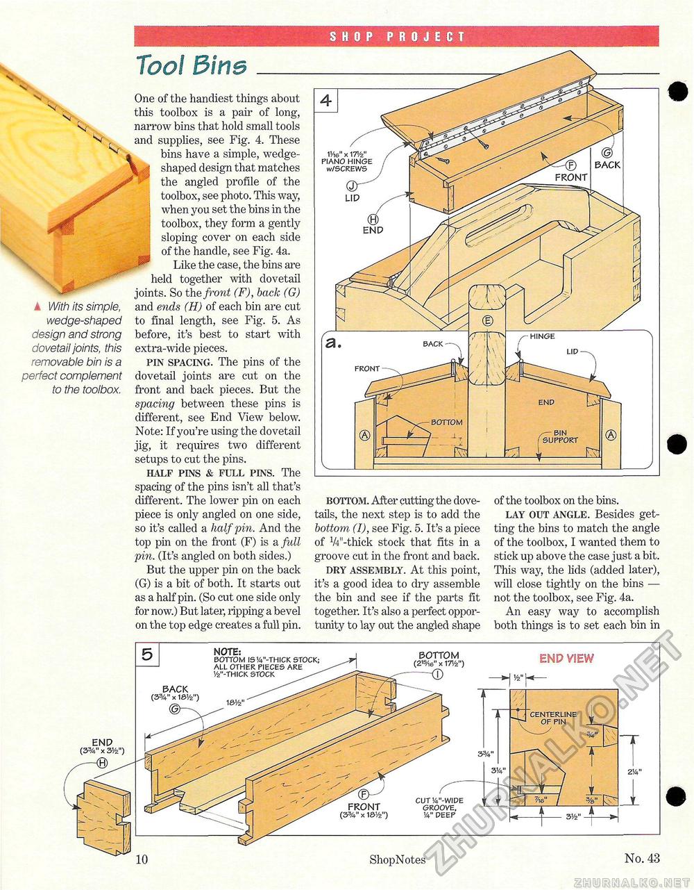 43 - Build Your Own Dovetail Jig,  10