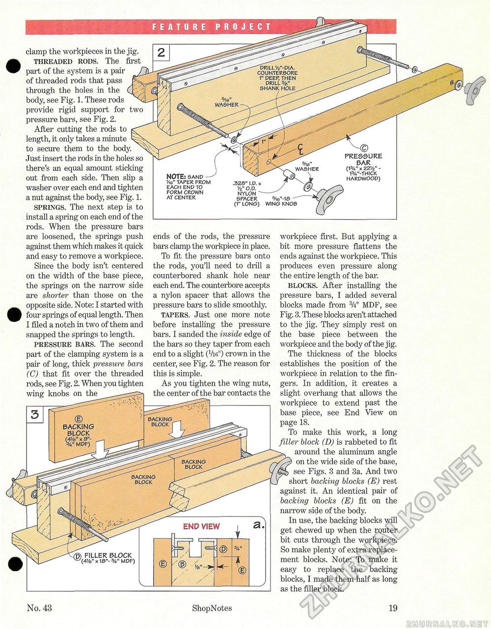 43 - Build Your Own Dovetail Jig,  19
