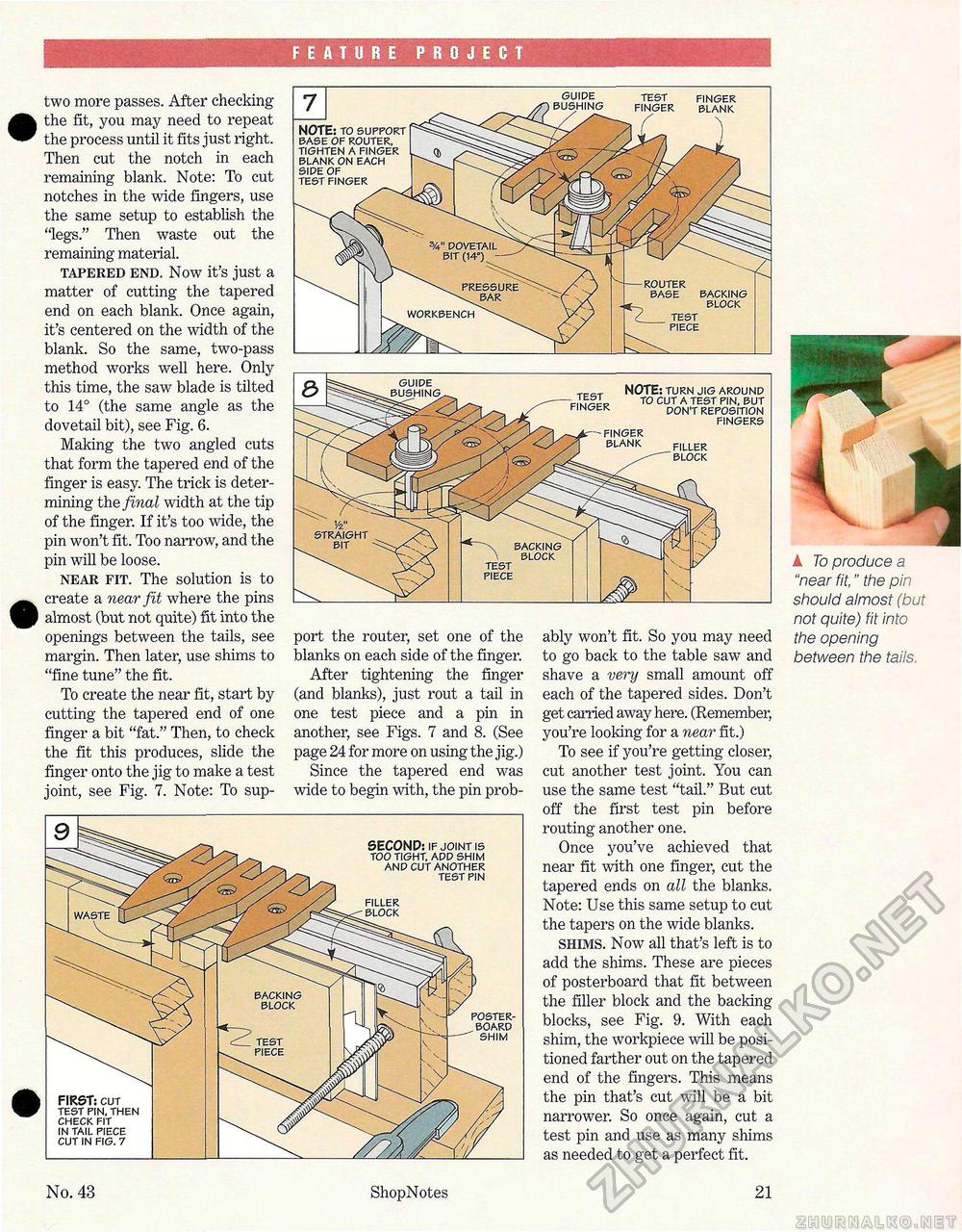 43 - Build Your Own Dovetail Jig,  21